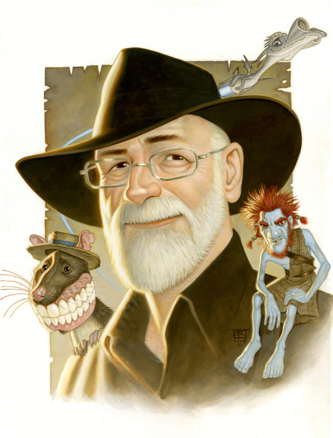 'Terry Pratchett Portrait' - 2008